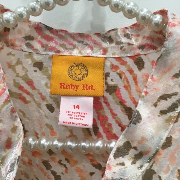 🔴SHIMMERY ANIMAL PRINT🔴RUBY RD. TOP🔴 - Picture 4 of 11